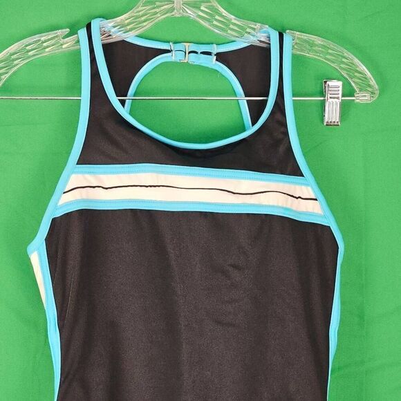 Miraclesuit Womens Black Blue One Piece Swimsuit 14‎ - Picture 3 of 5